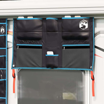 vidaXL Storage Bag with Storage Black and Blue 98 x 47 cm Oxford