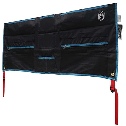 vidaXL Storage Bag with Storage Black and Blue 98 x 47 cm Oxford