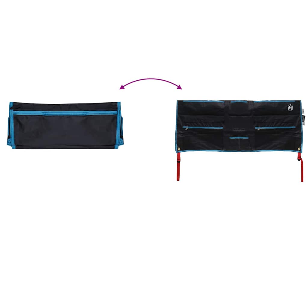vidaXL Storage Bag with Storage Black and Blue 98 x 47 cm Oxford