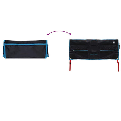 vidaXL Storage Bag with Storage Black and Blue 98 x 47 cm Oxford