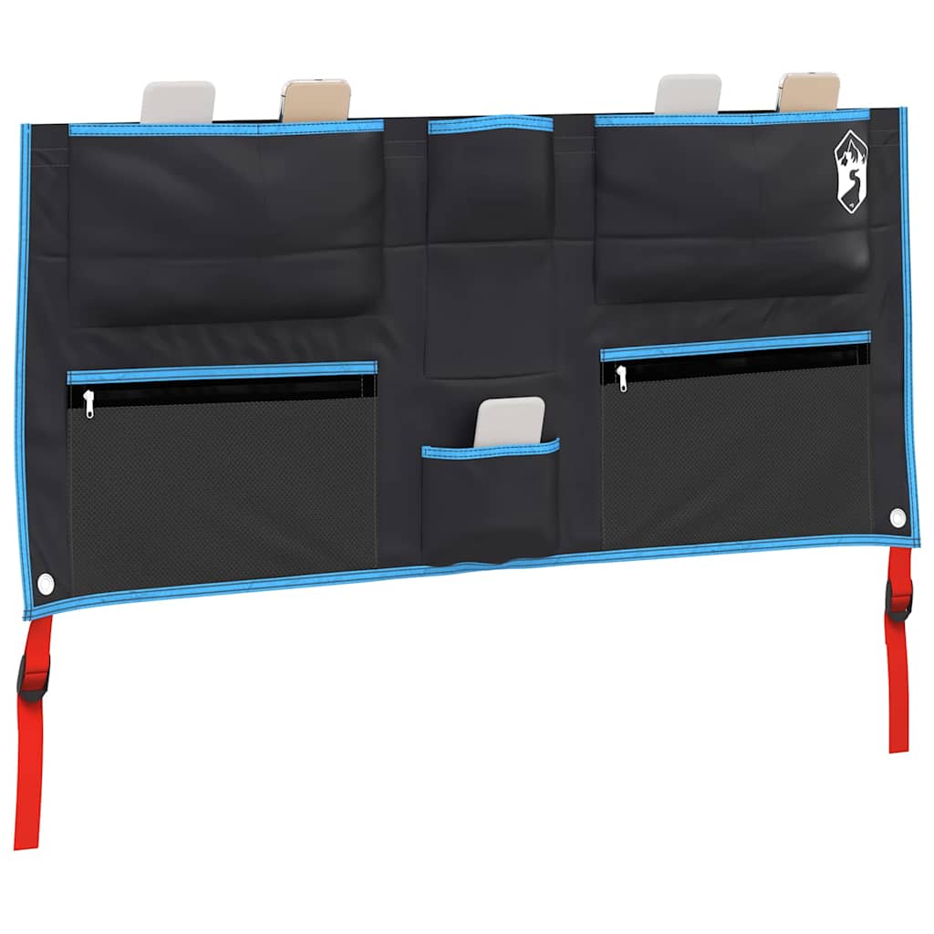 vidaXL Storage Bag with Storage Black and Blue 98 x 47 cm Oxford