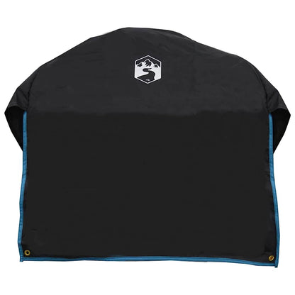 vidaXL Wheel Cover Black and Blue 108 x 76 cm Oxford