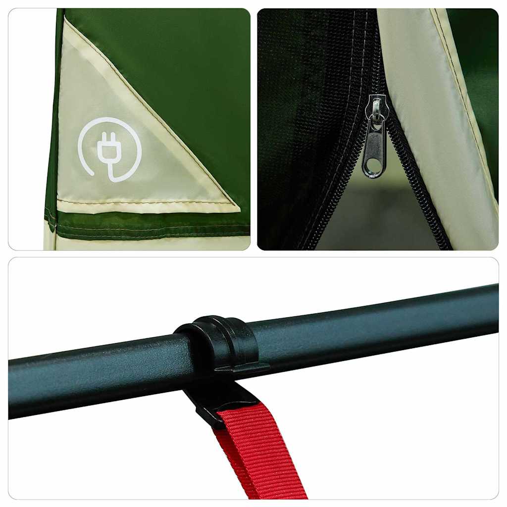 vidaXL Inner Tent with Roof Green 280 x 220 x 176 cm Taffeta