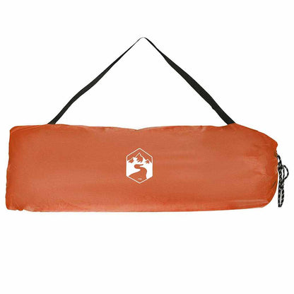 vidaXL Inner Tent with Roof Grey and Orange 280 x 220 x 176 cm Taffeta