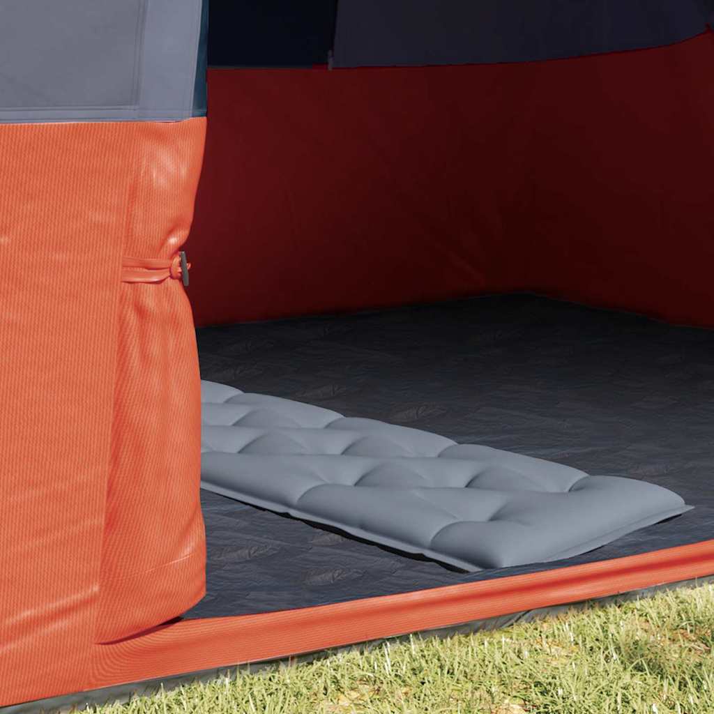 vidaXL Inner Tent with Roof Grey and Orange 280 x 220 x 176 cm Taffeta