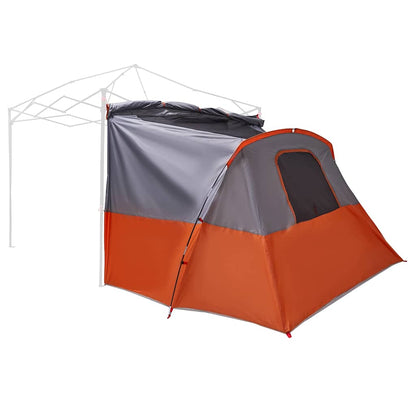 vidaXL Inner Tent with Roof Grey and Orange 280 x 220 x 176 cm Taffeta