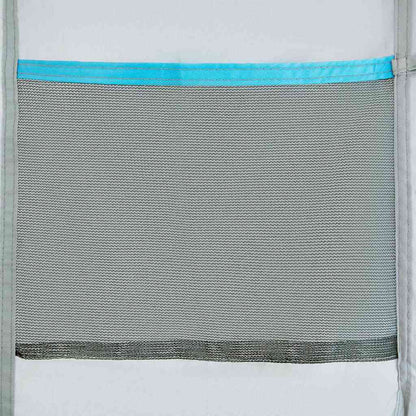 vidaXL Hanging Tent Organiser Grey and Blue 320 x 182 cm Oxford