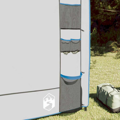vidaXL Hanging Tent Organiser Grey and Blue 320 x 182 cm Oxford
