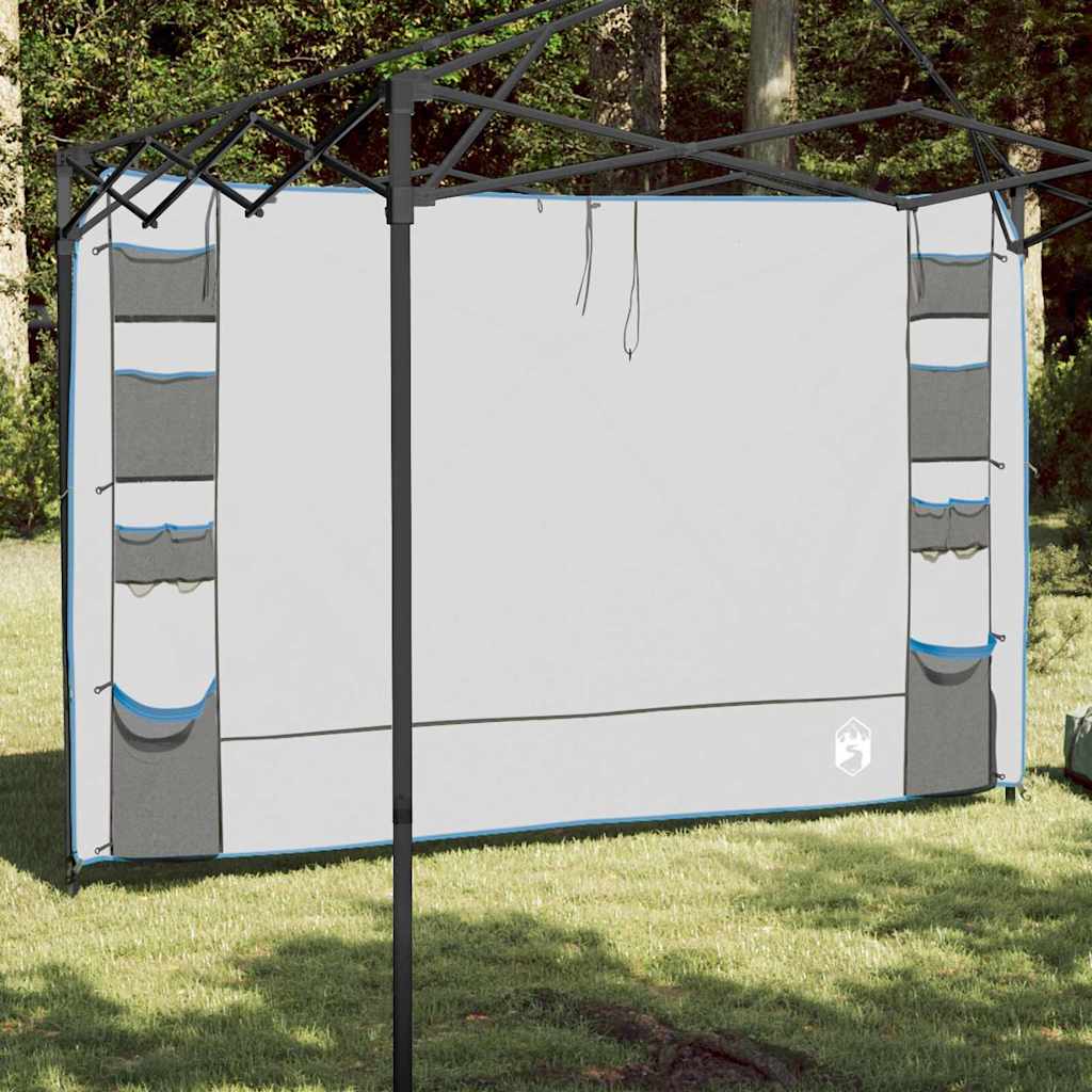 vidaXL Hanging Tent Organiser Grey and Blue 320 x 182 cm Oxford