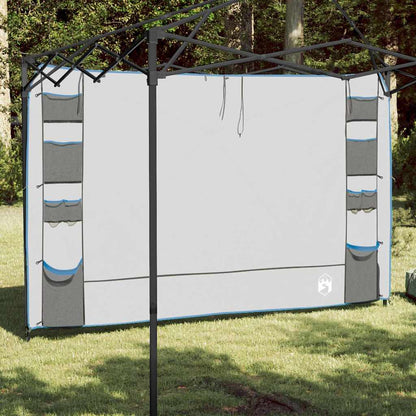 vidaXL Hanging Tent Organiser Grey and Blue 320 x 182 cm Oxford