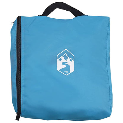 vidaXL Storage Bag 4 pcs Grey and Blue 24 x 16 x 24 cm Oxford