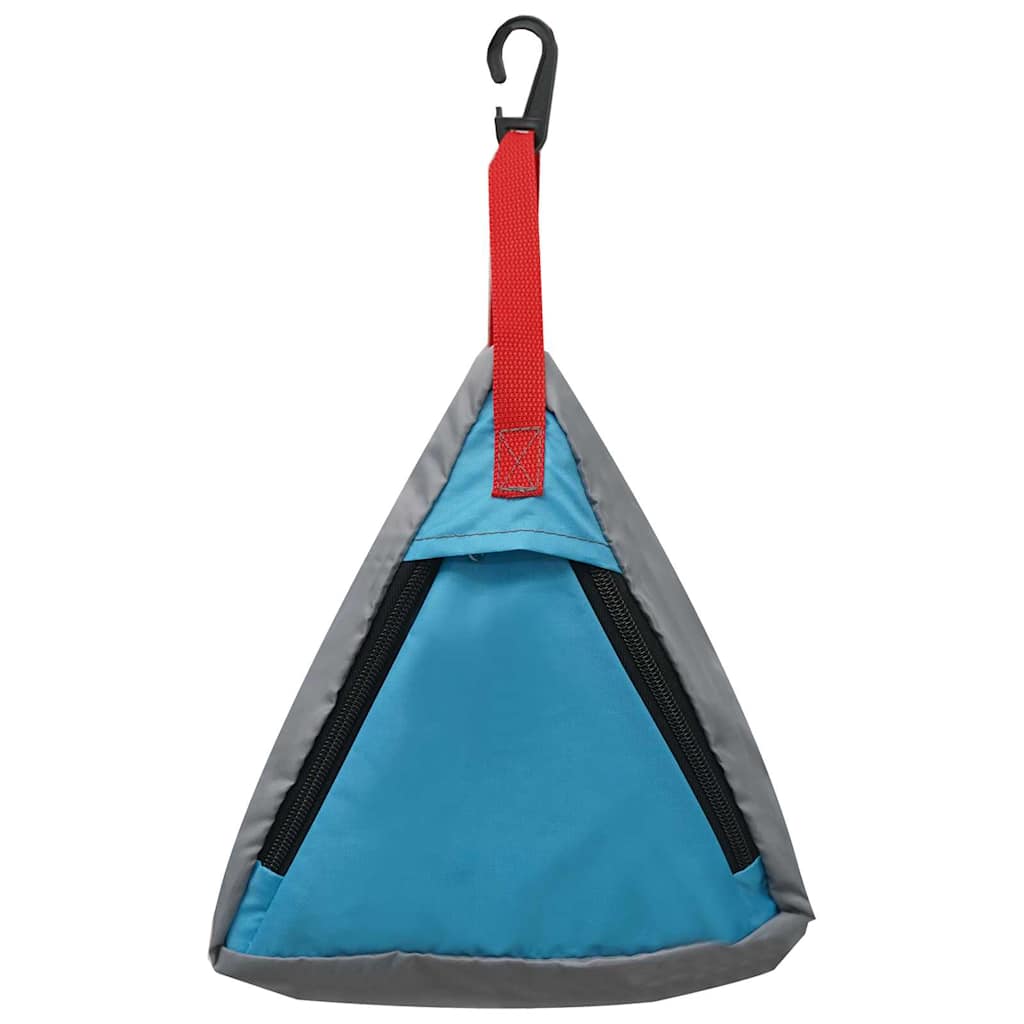 vidaXL Storage Bag 4 pcs Grey and Blue 24 x 16 x 24 cm Oxford