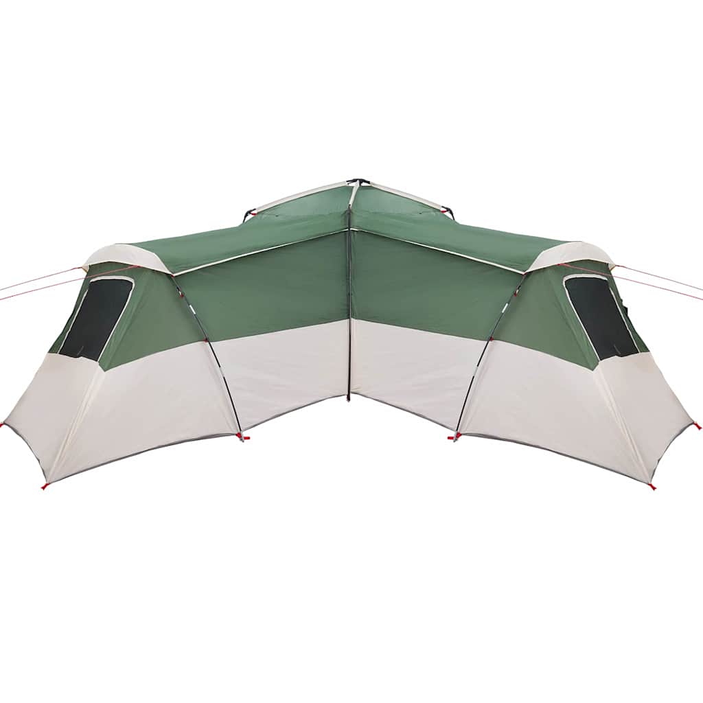 vidaXL Family Tent with Roof Green 833 x 585 x 216 cm Taffeta