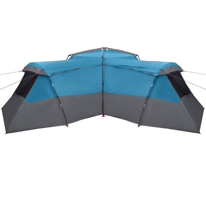 vidaXL Family Tent with Roof Blue 833 x 585 x 216 cm Taffeta