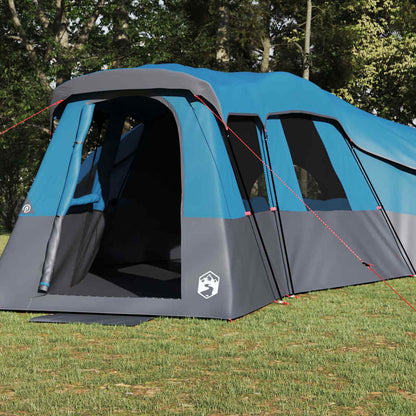vidaXL Family Tent with Roof Blue 762 x 655 x 218 cm Taffeta