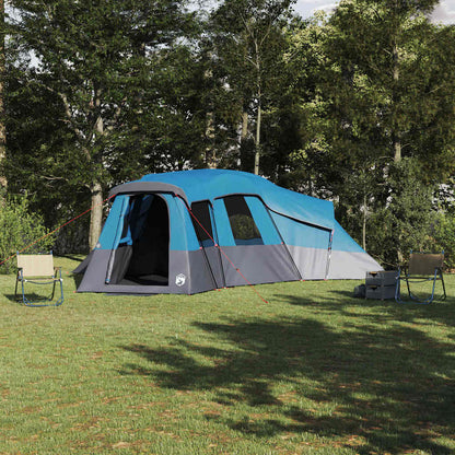 vidaXL Family Tent with Roof Blue 762 x 655 x 218 cm Taffeta