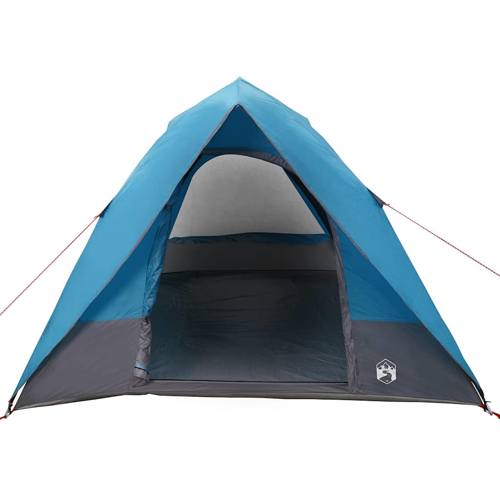 vidaXL Camping Tent with Roof Blue 320 x 275 x 190 cm Taffeta