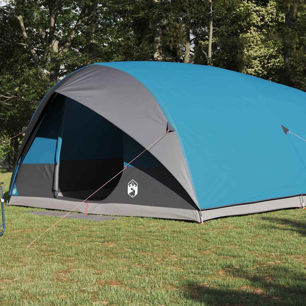 vidaXL Tunnel tent with Roof Blue 500 x 348 x 200 cm Taffeta