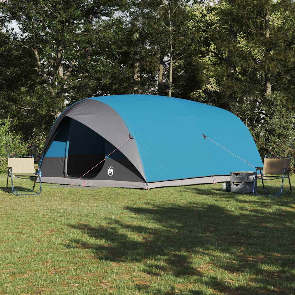 vidaXL Tunnel tent with Roof Blue 500 x 348 x 200 cm Taffeta