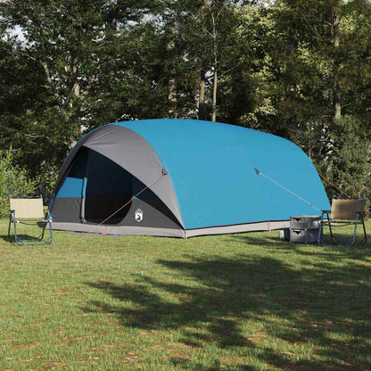 vidaXL Tunnel tent with Roof Blue 500 x 348 x 200 cm Taffeta