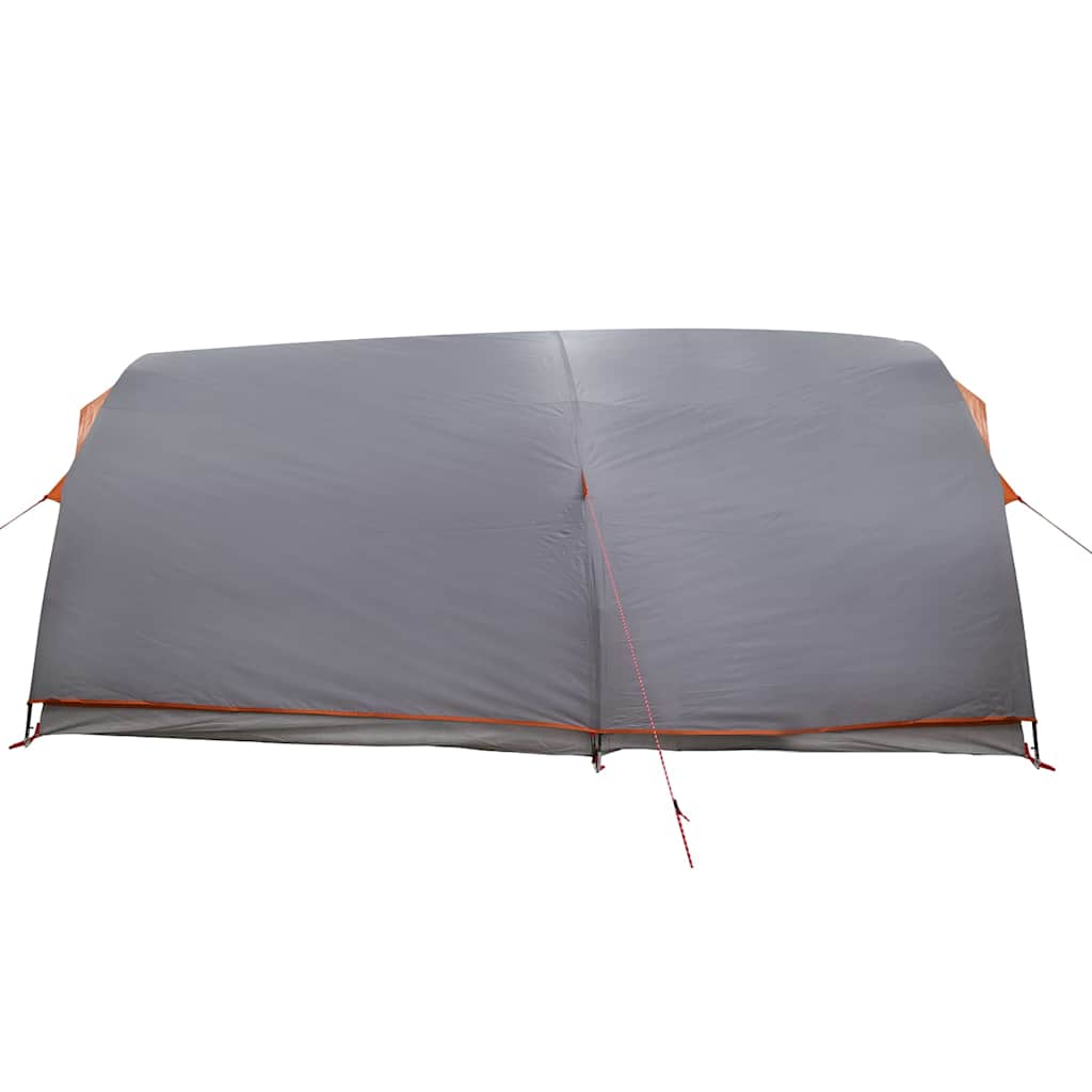 vidaXL Tunnel tent Grey and Orange 500 x 348 x 200 cm Taffeta