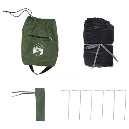 vidaXL Inner Tent with Roof Green 303 x 303 x 196 cm Taffeta
