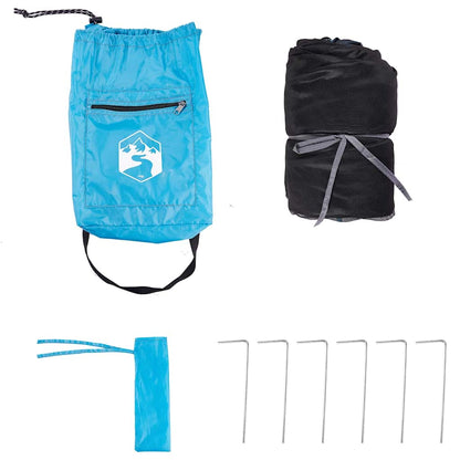 vidaXL Inner Tent with Roof Blue 303 x 303 x 196 cm Taffeta