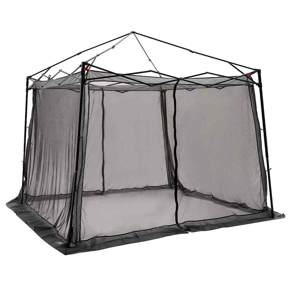 vidaXL Inner Tent with Roof Grey and Orange 303 x 303 x 196 cm Taffeta