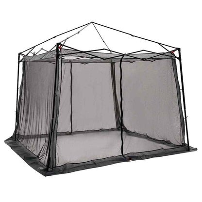 vidaXL Inner Tent with Roof Grey and Orange 303 x 303 x 196 cm Taffeta