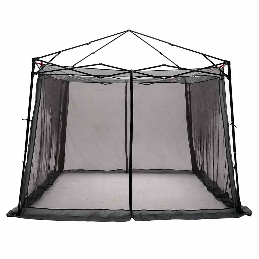 vidaXL Inner Tent with Roof Grey and Orange 303 x 303 x 196 cm Taffeta