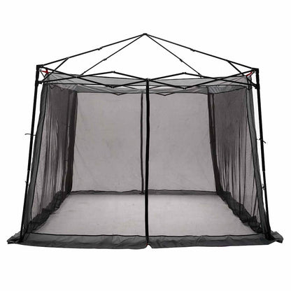 vidaXL Inner Tent with Roof Grey and Orange 303 x 303 x 196 cm Taffeta
