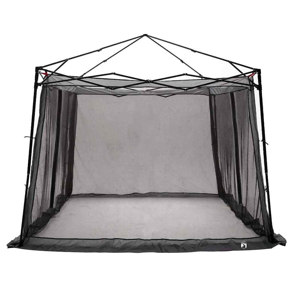 vidaXL Inner Tent with Roof Grey and Orange 303 x 303 x 196 cm Taffeta