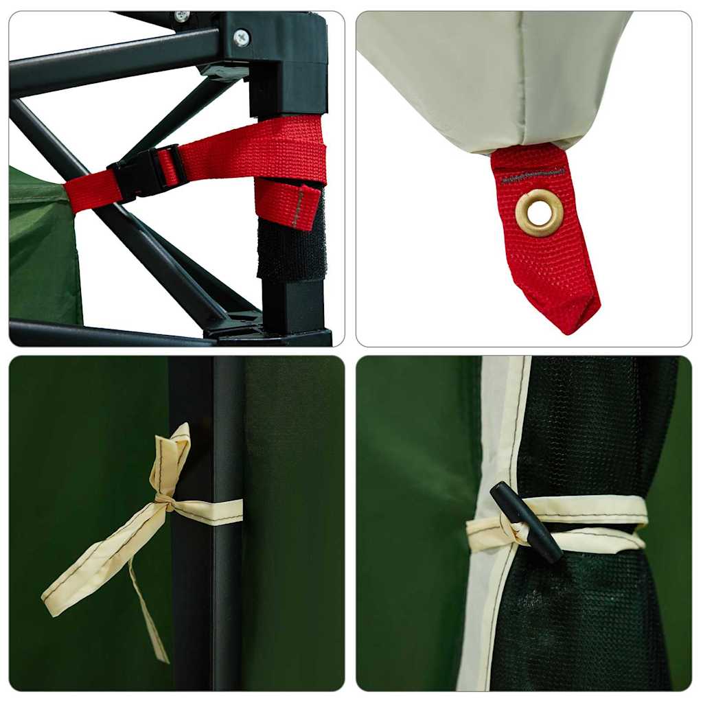 vidaXL Inner Tent with Roof Green 290 x 288 x 234 cm Taffeta