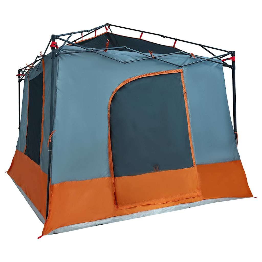 vidaXL Inner Tent with Roof Grey and Orange 290 x 288 x 234 cm Taffeta