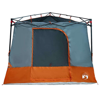 vidaXL Inner Tent with Roof Grey and Orange 290 x 288 x 234 cm Taffeta