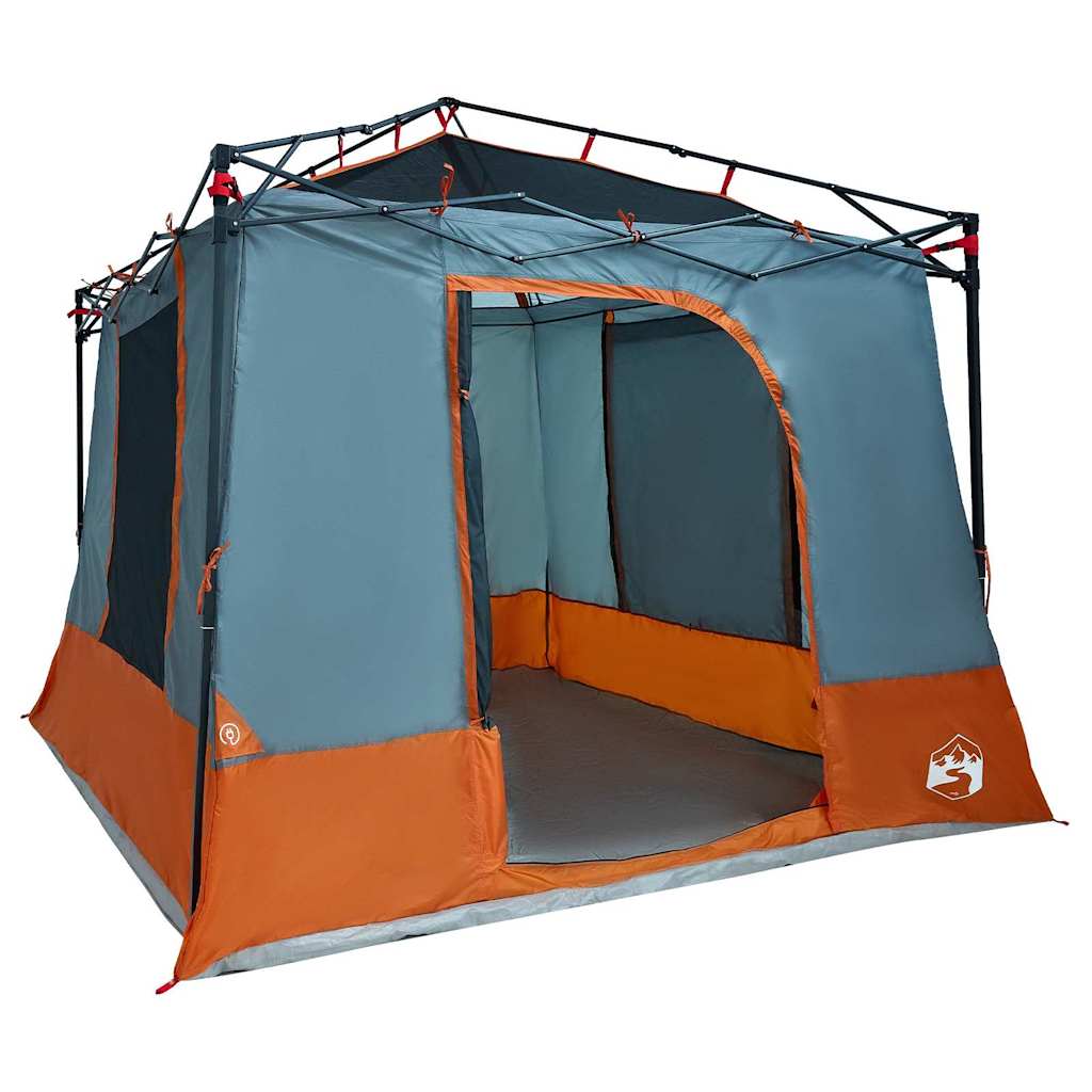 vidaXL Inner Tent with Roof Grey and Orange 290 x 288 x 234 cm Taffeta