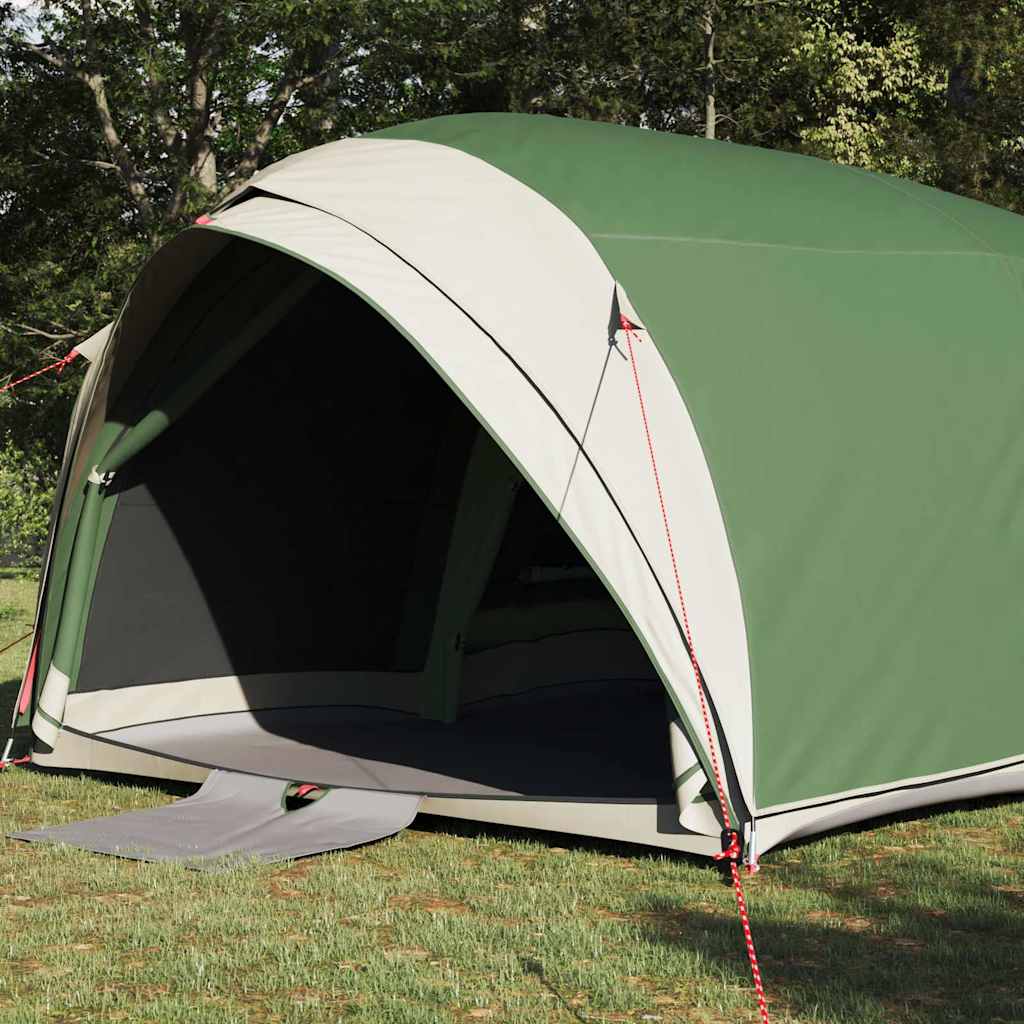 vidaXL Tunnel tent with Roof Green 410 x 285 x 198 cm Taffeta