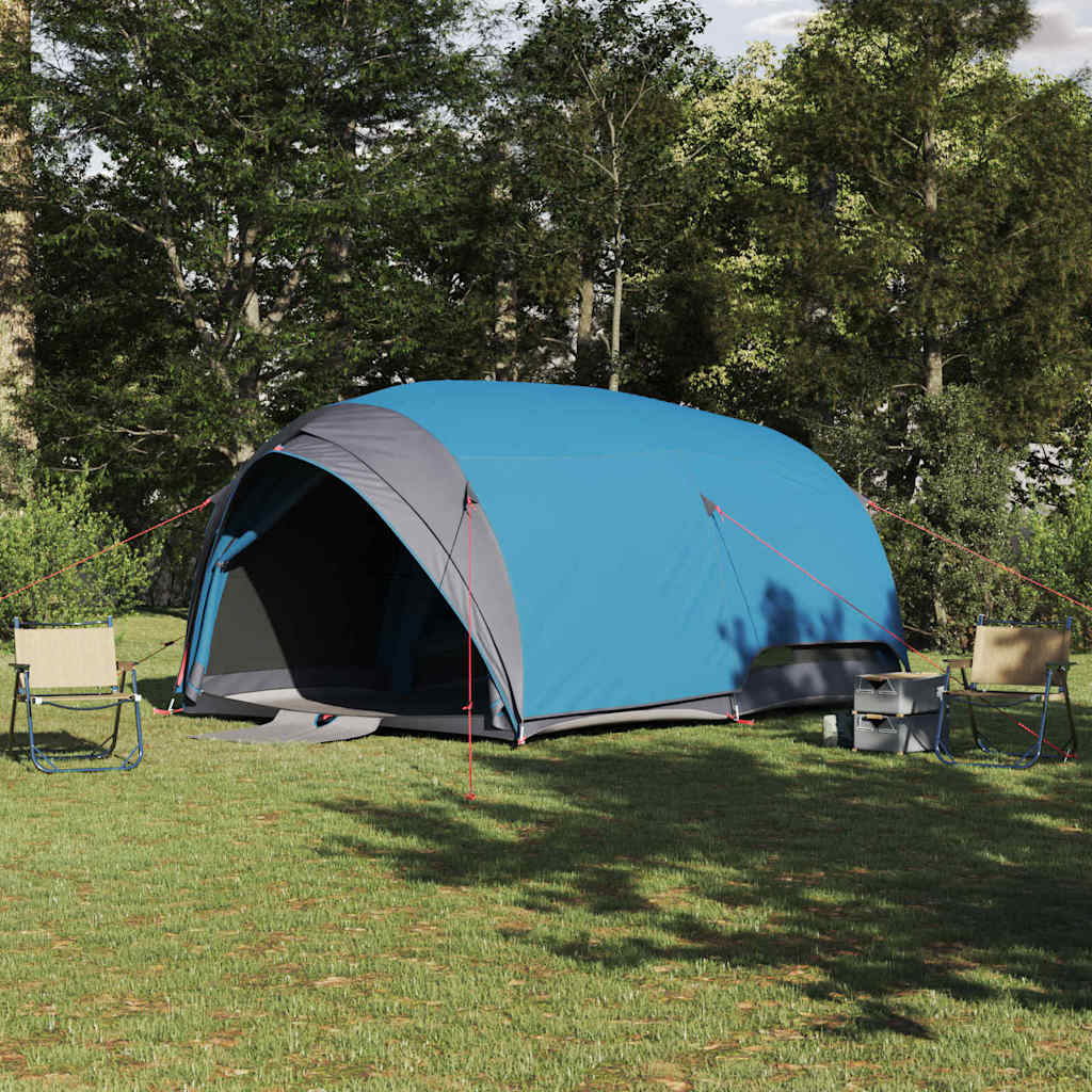 vidaXL Tunnel tent with Roof Blue 410 x 285 x 198 cm Taffeta