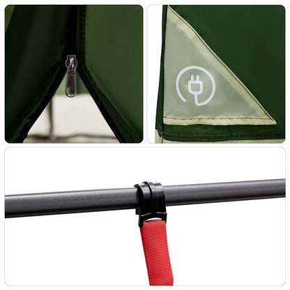 vidaXL Inner Tent with Roof Green 291 x 291 x 240 cm Taffeta