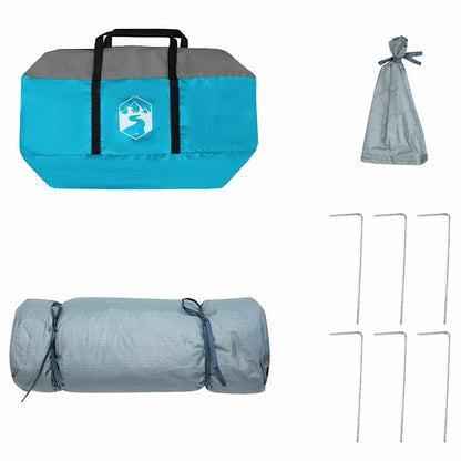vidaXL Inner Tent with Roof Blue 291 x 291 x 240 cm Taffeta