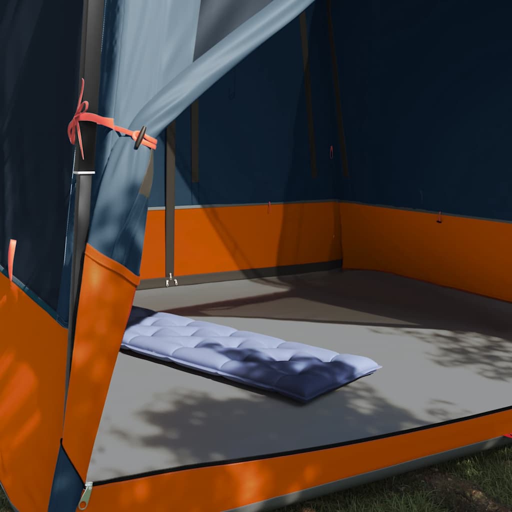 vidaXL Inner Tent with Roof Grey and Orange 291 x 291 x 240 cm Taffeta
