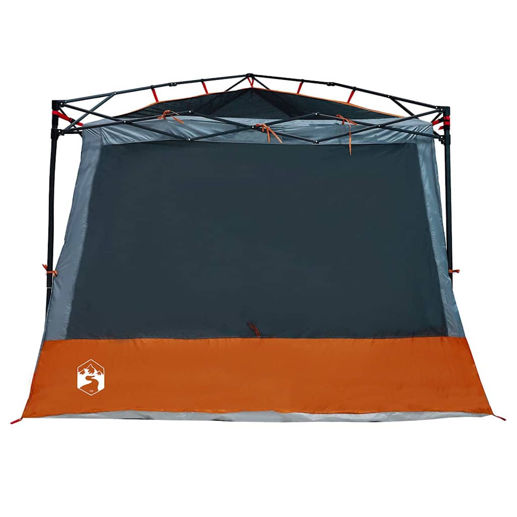 vidaXL Inner Tent with Roof Grey and Orange 291 x 291 x 240 cm Taffeta