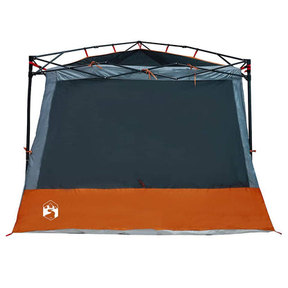 vidaXL Inner Tent with Roof Grey and Orange 291 x 291 x 240 cm Taffeta
