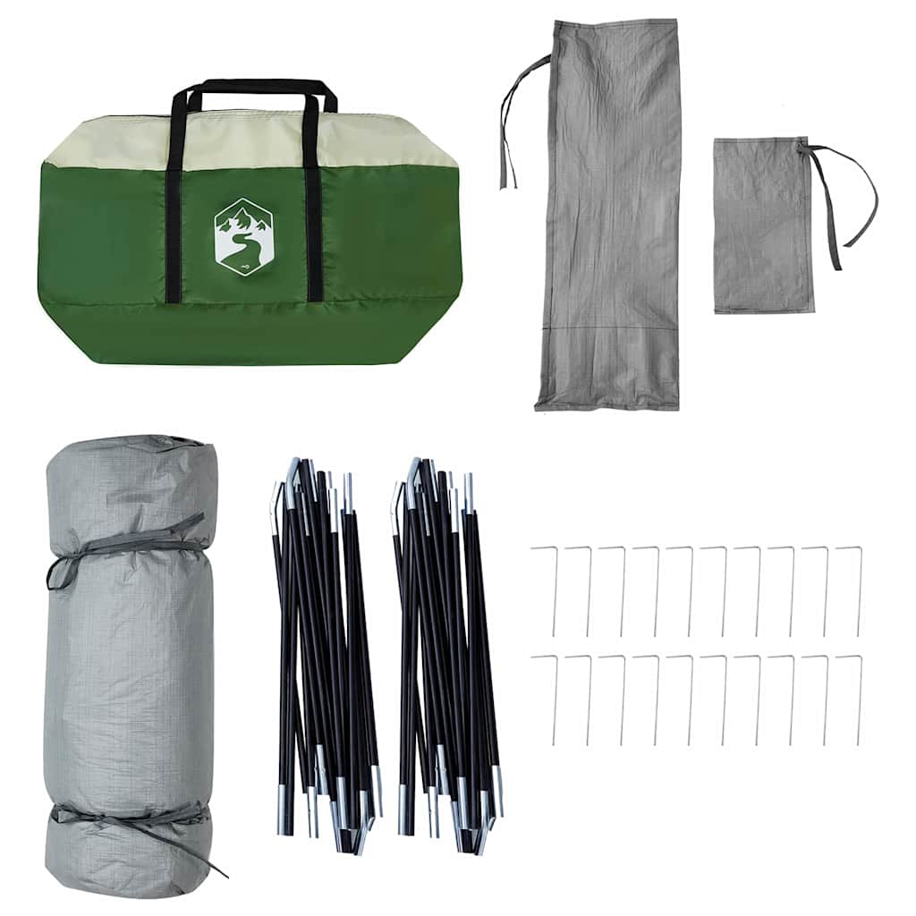 vidaXL Inner Tent with Roof Green 520 x 520 x 190 cm Taffeta