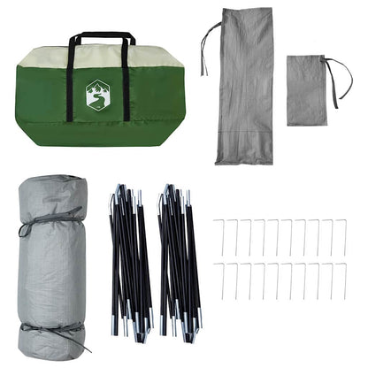 vidaXL Inner Tent with Roof Green 520 x 520 x 190 cm Taffeta