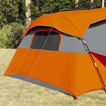 vidaXL Inner Tent with Roof Grey and Orange 520 x 520 x 190 cm Taffeta