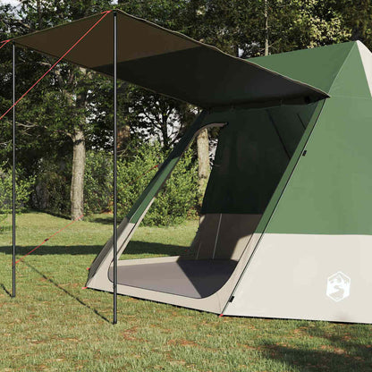 vidaXL Camping Tent with Roof Green 482 x 360 x 227 cm Taffeta