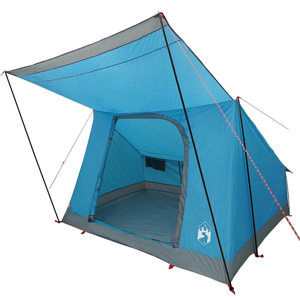 vidaXL Camping Tent with Roof Blue 223 x 163 x 130 cm Taffeta