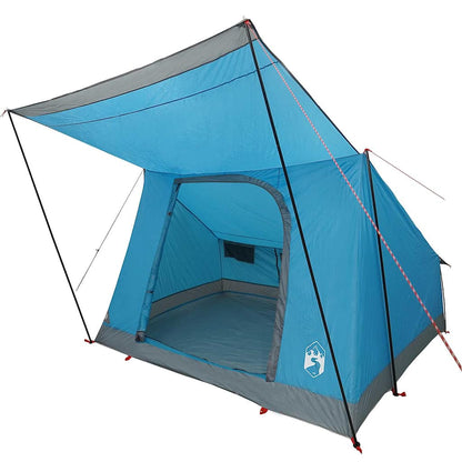 vidaXL Camping Tent with Roof Blue 223 x 163 x 130 cm Taffeta