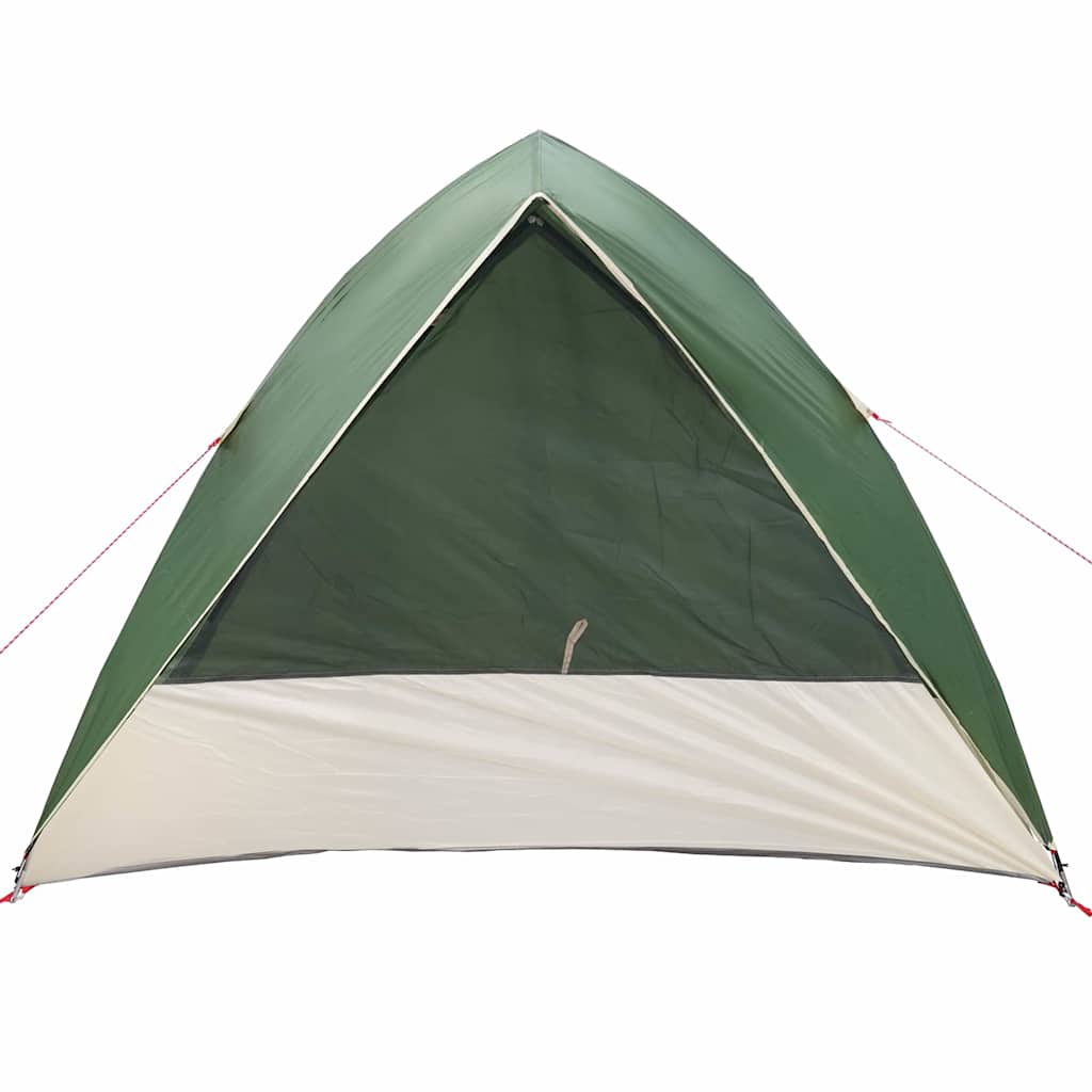 vidaXL Camping Tent with Roof Green 275 x 230 x 140 cm Taffeta